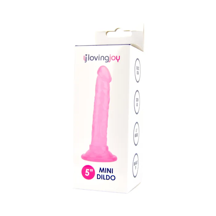 Loving Joy 5 Inch Beginners Dildo Pink Loving Joy Dildos