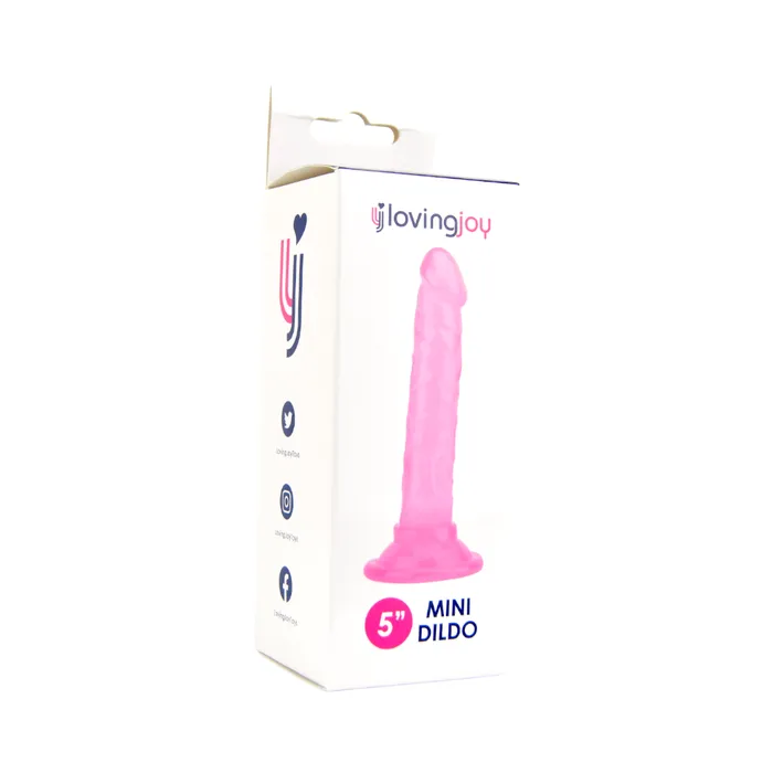 Loving Joy 5 Inch Beginners Dildo Pink Loving Joy Dildos
