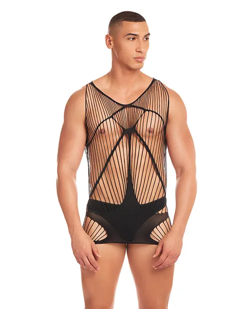 Anal Rainbow Party Automatic Long Tank Black Rene Rofe