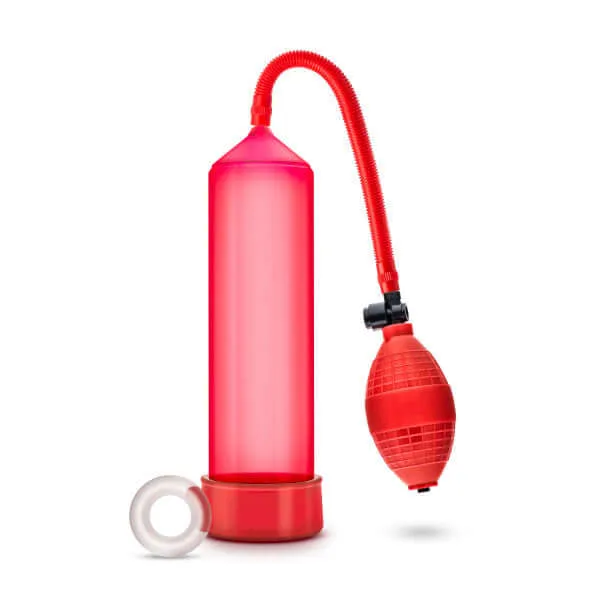 Performance VX101 Male Enhancement Penis Pump Red Blush Novelties Male Sex Toys