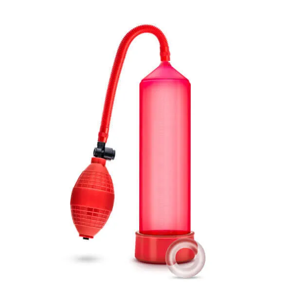 Performance VX101 Male Enhancement Penis Pump Red Blush Novelties Male Sex Toys