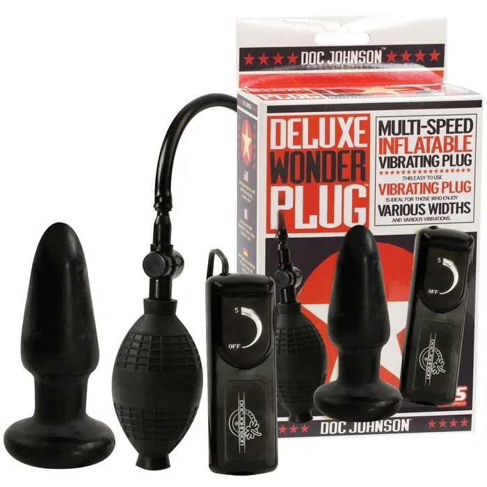 Anal Doc Johnson Deluxe Wonder Plug Black
