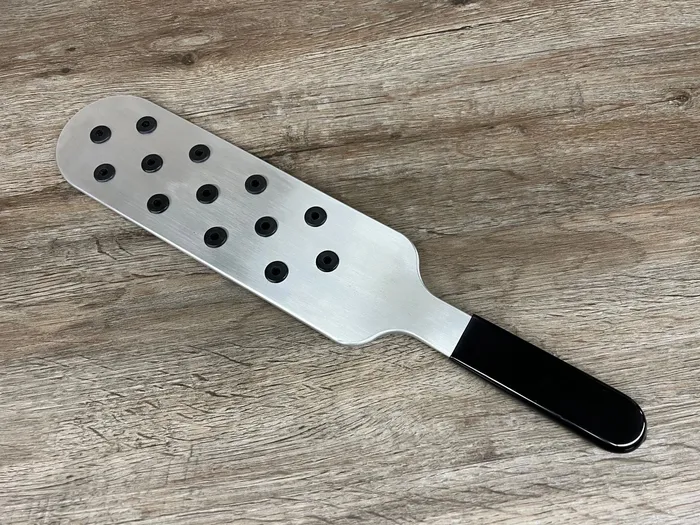 Wholesale Tentacle Aluminum Spanking Paddle with Rubber Circles Ballisticmetal Male Sex Toys Wholesale Tentacle Aluminum Spanking Paddle with Rubber Circles Ballisticmetal Male Sex Toys