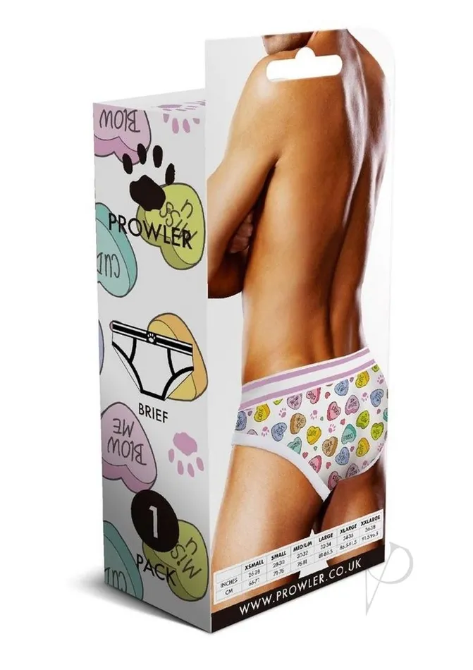 Dildos Prowler Prowler Candy Hearts Briefs Xxl Wht Dildos Prowler Prowler Candy Hearts Briefs Xxl Wht
