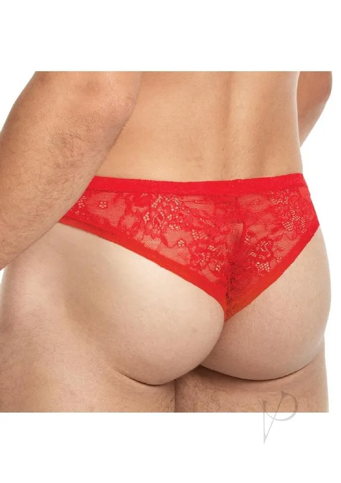 Lace King Lace Bikini Sm Red Lace King Vibrators